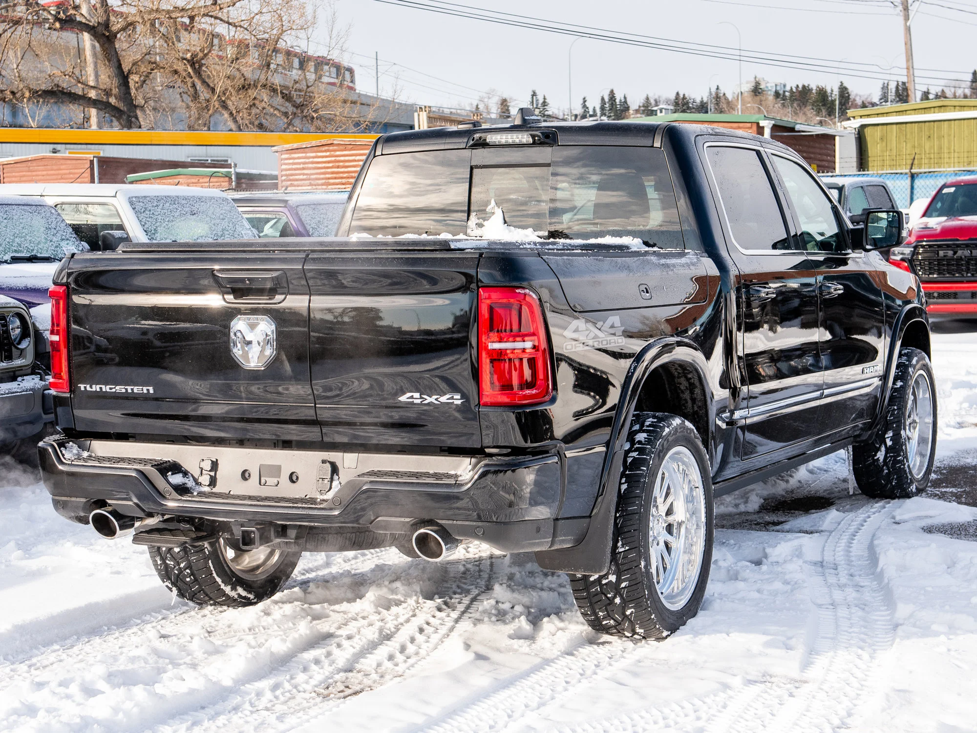 New 2026 Black RAM Tungsten*, 22 Inch American Force Wheels, 33 Inch Tires image 11