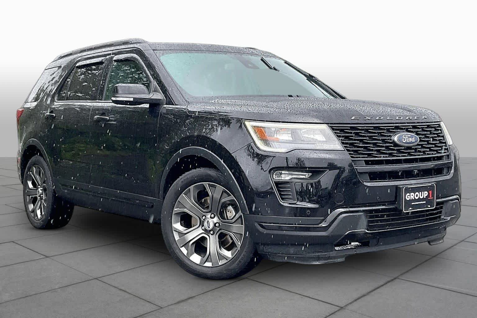 Used 2018 Shadow Black Ford Sport image 2