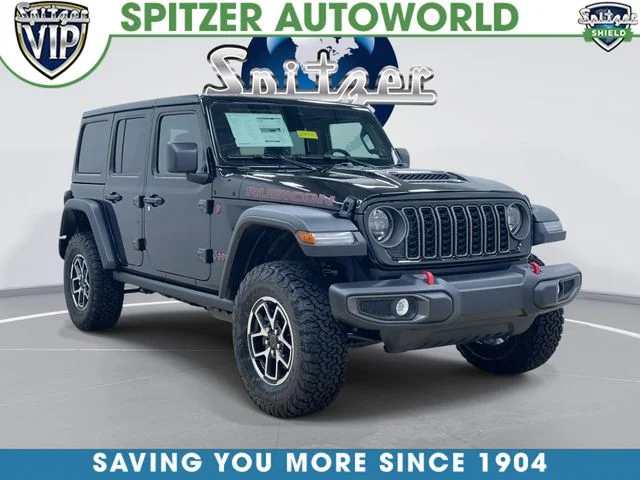 New 2026 Black Clear-Coat Exterior Paint Jeep Rubicon image 1