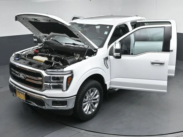 Certified Used 2025 White Ford Lariat image 56