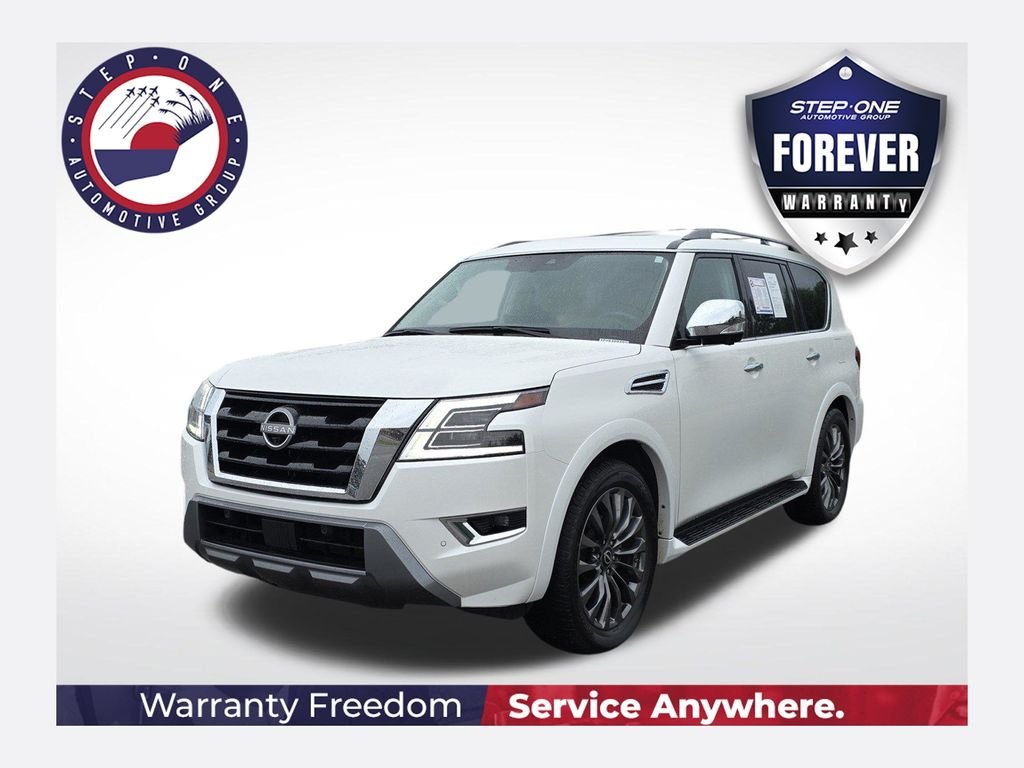 Used 2023 White Nissan Platinum image 1