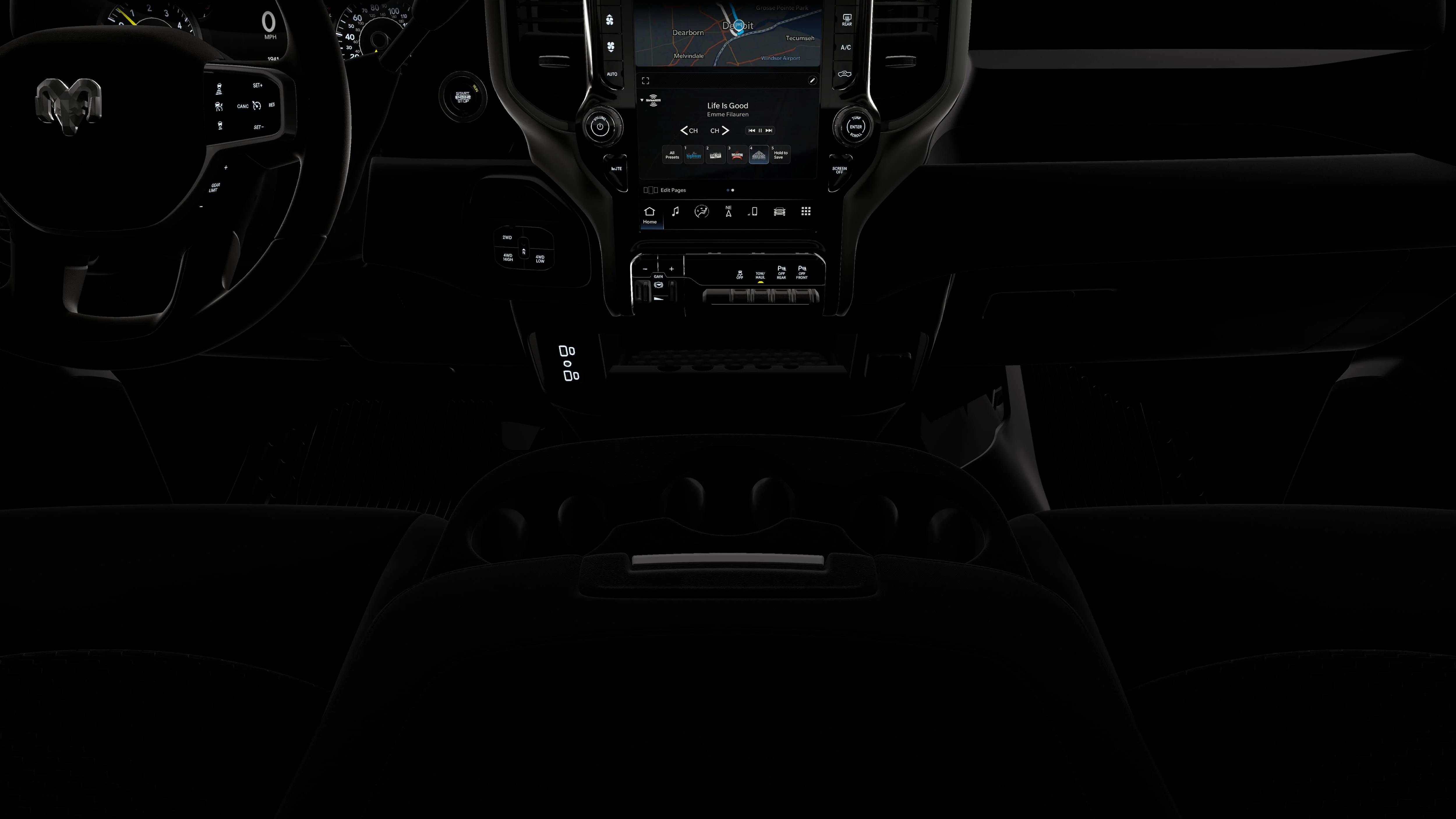 New 2026 Forged Blue Metallic Exterior Paint RAM TRADESMAN image 17