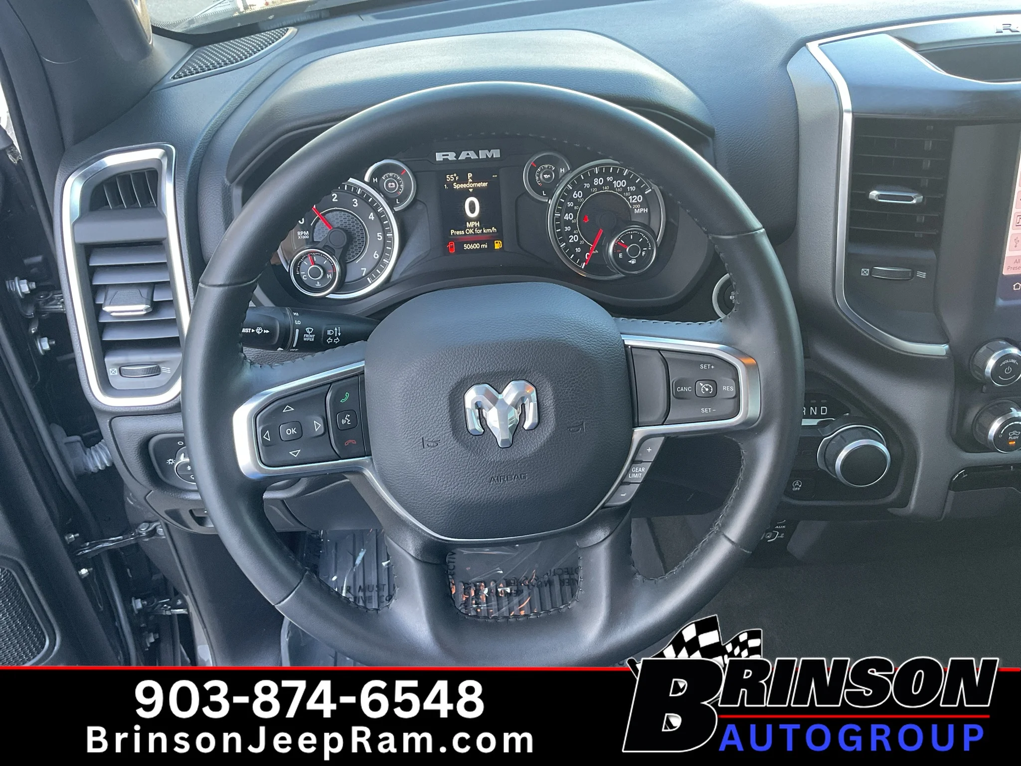 Used 2024 Granite Crystal Metallic Clearcoat Ram Lone Star image 29