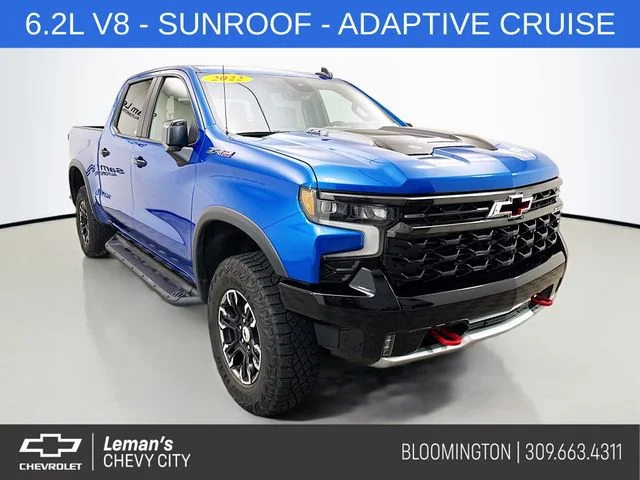 Used 2022 Blue Chevrolet ZR2 image 1