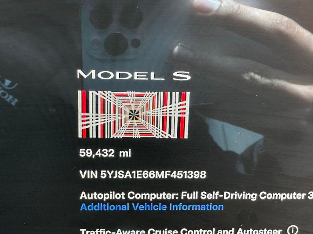 Used 2021 Pearl White Multi-Coat Tesla Plaid image 26