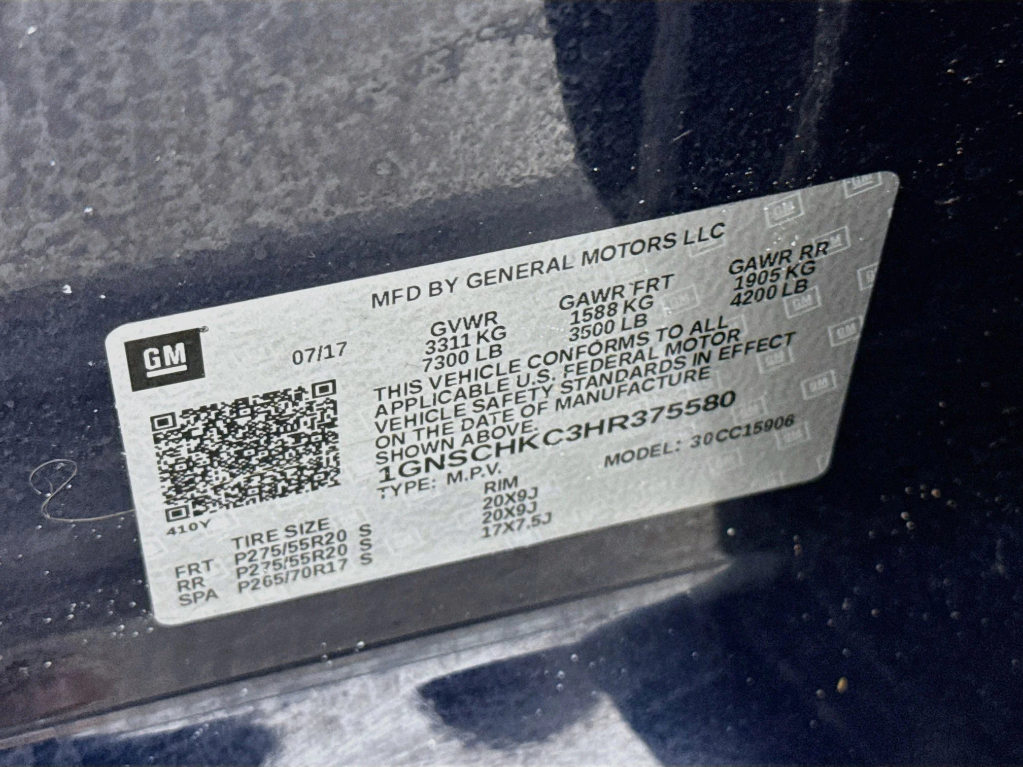 Used 2017 Blue Velvet Metallic Chevrolet LT image 31