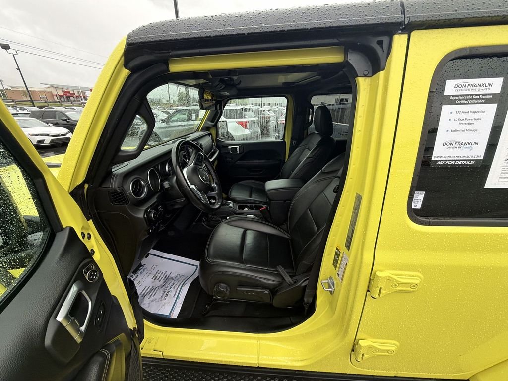 Used 2023 Yellow Jeep Sahara 4xe image 11