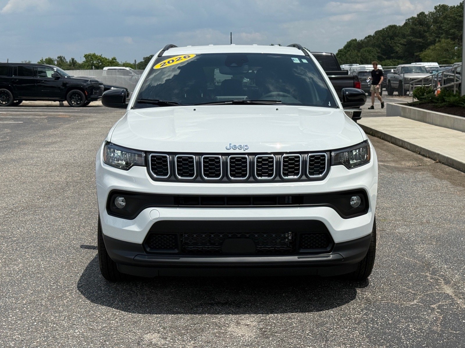 Certified Used 2026 Bright White Clear Coat Jeep Latitude image 8