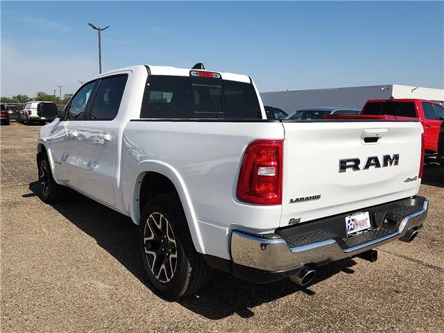 Used 2025 White RAM Laramie 4x4 Crew Cab 144.5 in. WB image 3