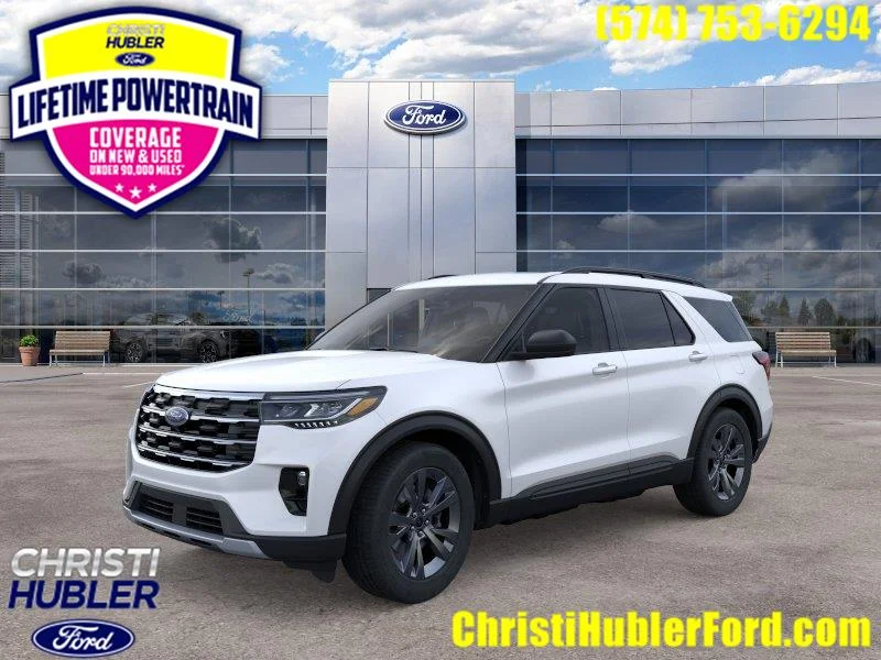 New 2026 Star White Metallic Tri-Coat Ford Active image 1