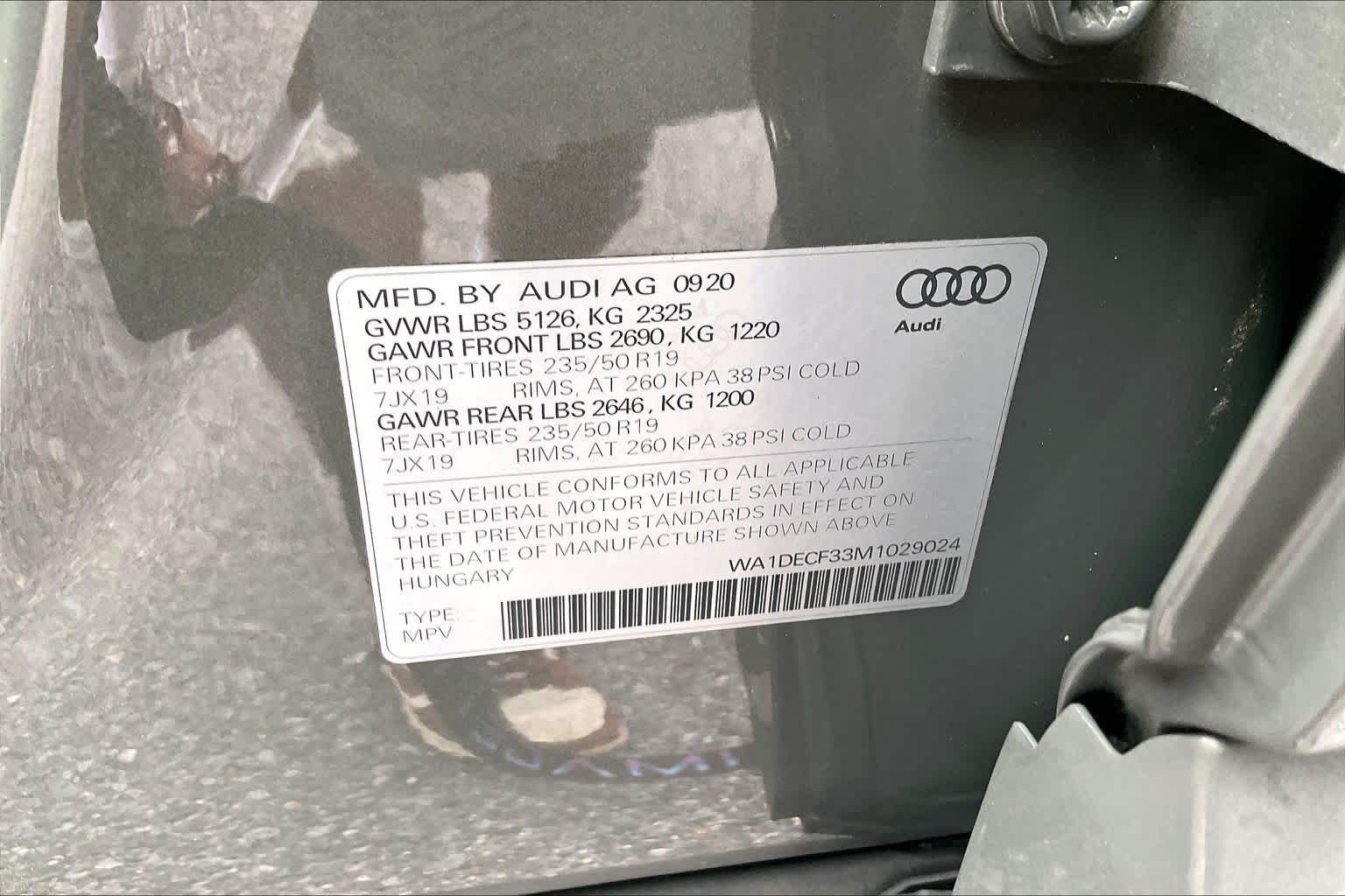 Certified Used 2021 Chronos Gray Metallic Audi S line Premium image 73