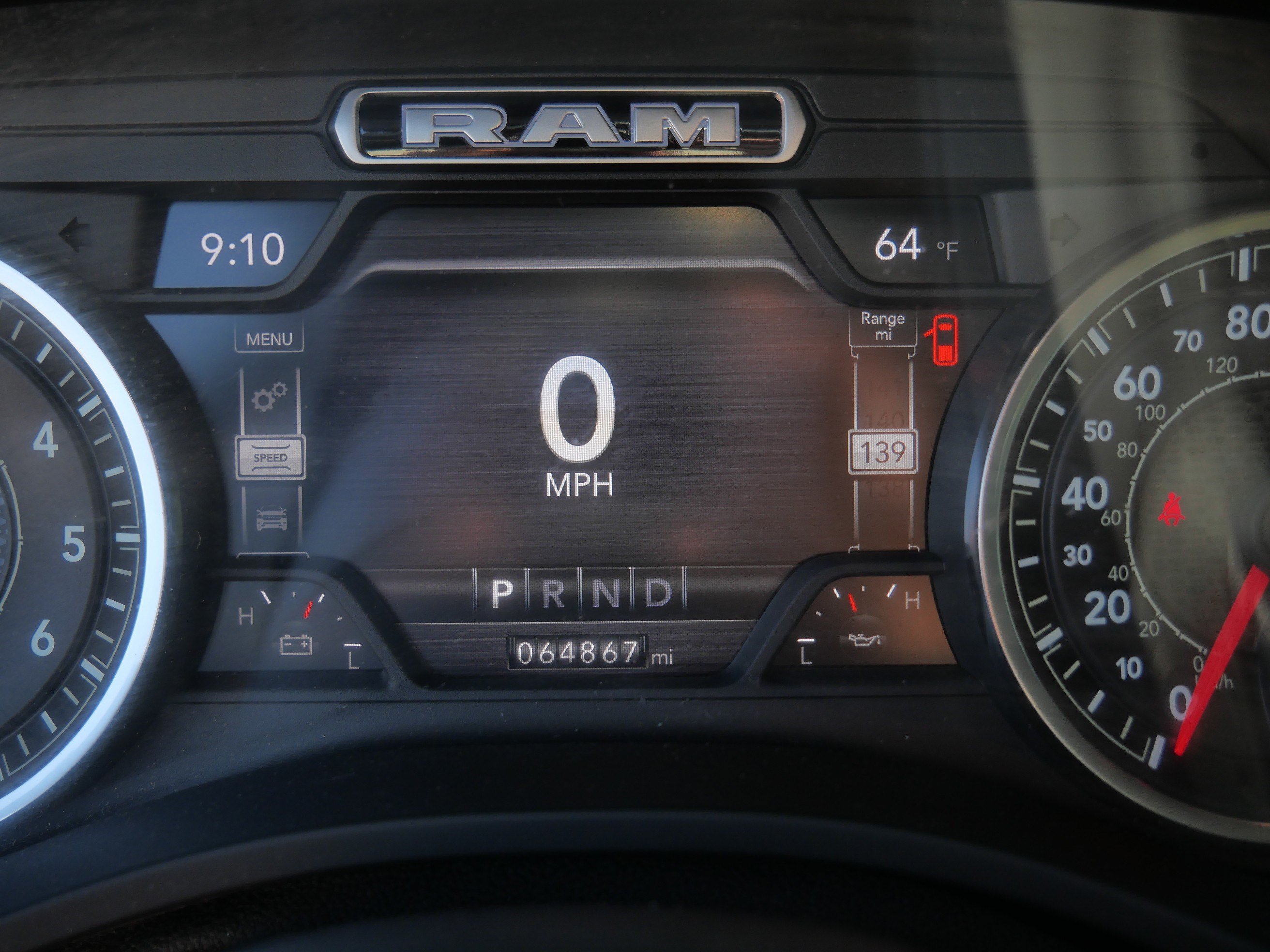 Used 2021 Diamond Black Crystal Pearlcoat Ram Big Horn image 21