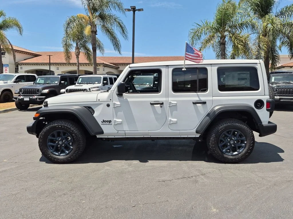 New 2026 Bright White Clearcoat Jeep Sport S image 8