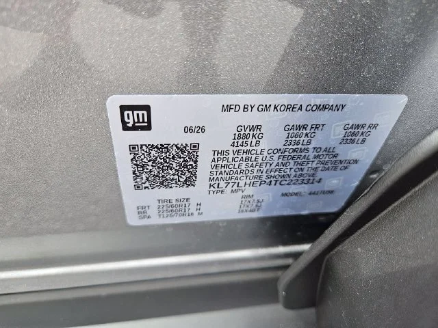 New 2026 Sterling Gray Metallic Chevrolet LT image 29