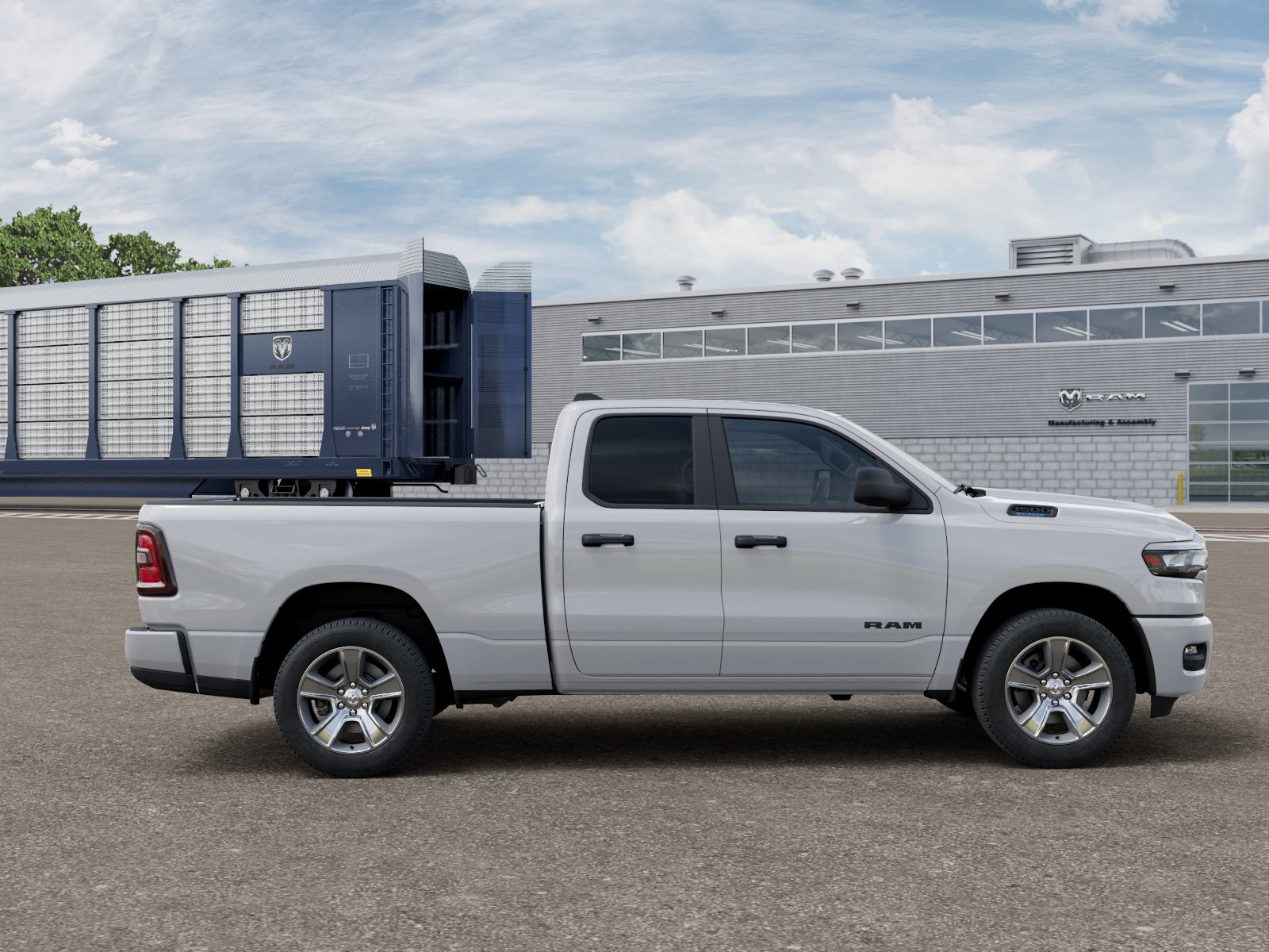 New 2026 Bright White Clear-Coat Exterior Paint RAM  image 12