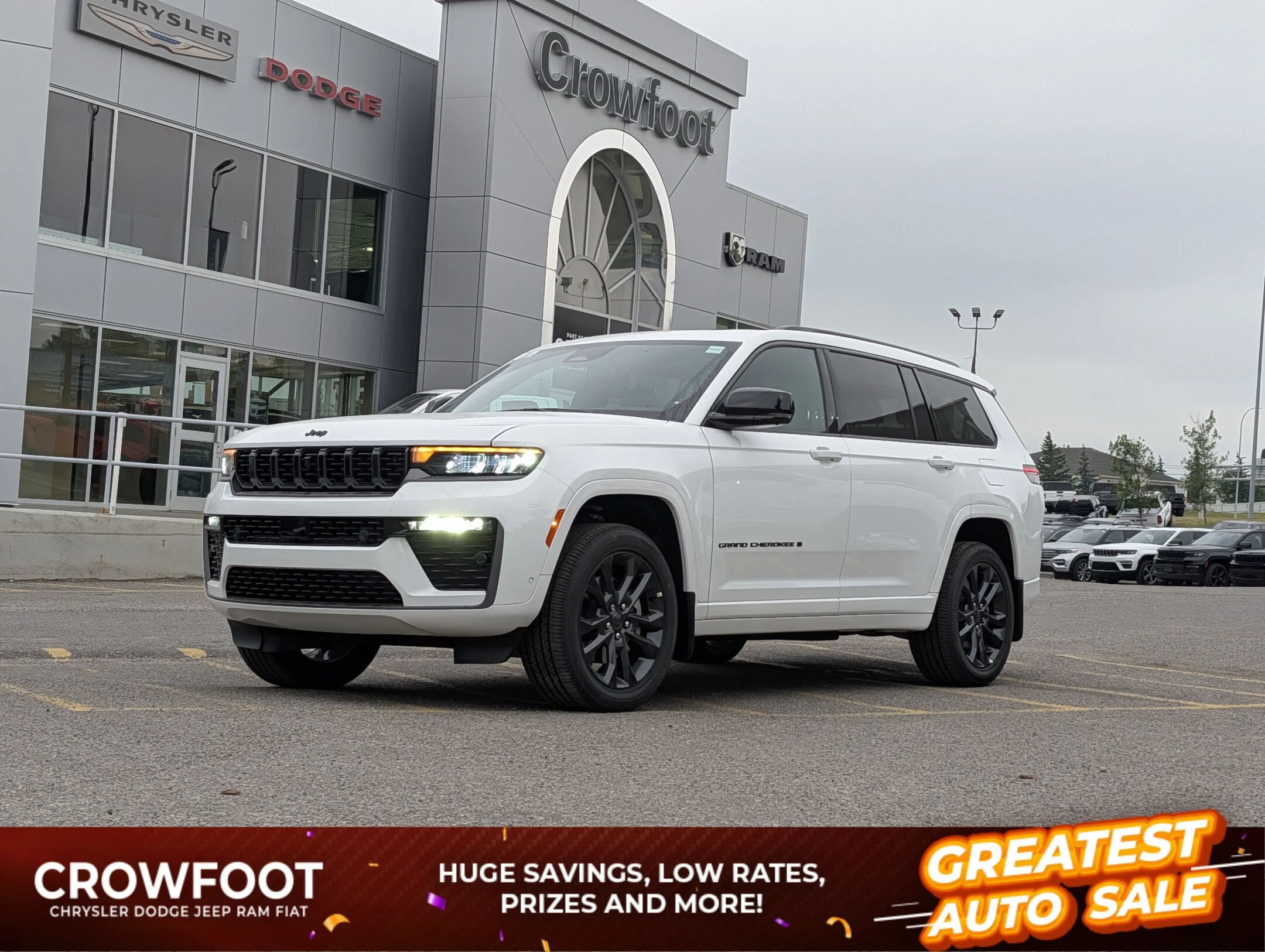 New 2026 White Jeep Limited Reserve - - 4x4 - CommandView Sunroof - Nappa Leather Seats & More! image 1