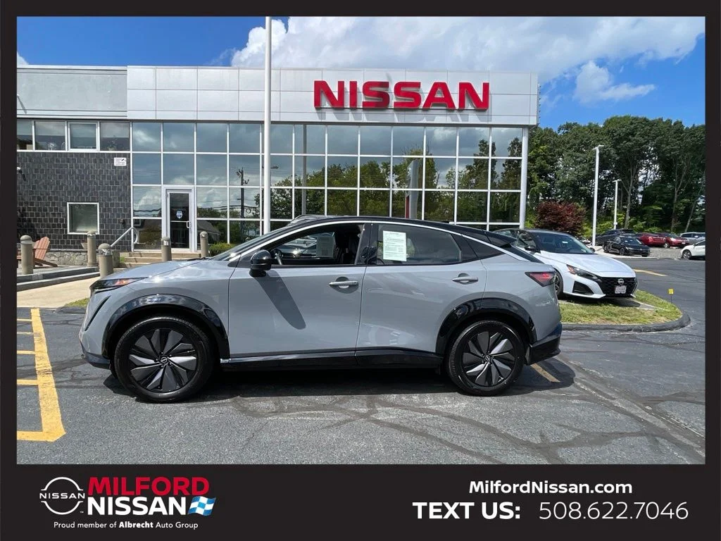Certified 2024 Nissan ARIYA Engage with VIN JN1AF0BA4RM434584 for sale in Milford, MA