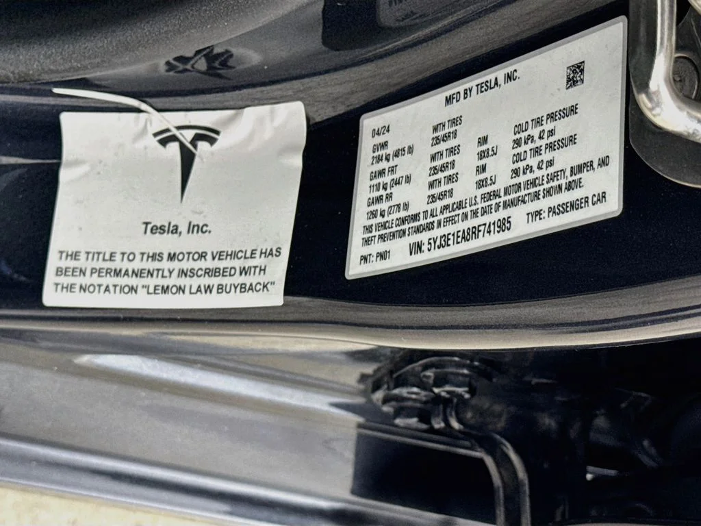 Used 2024 Gray Tesla Base image 32
