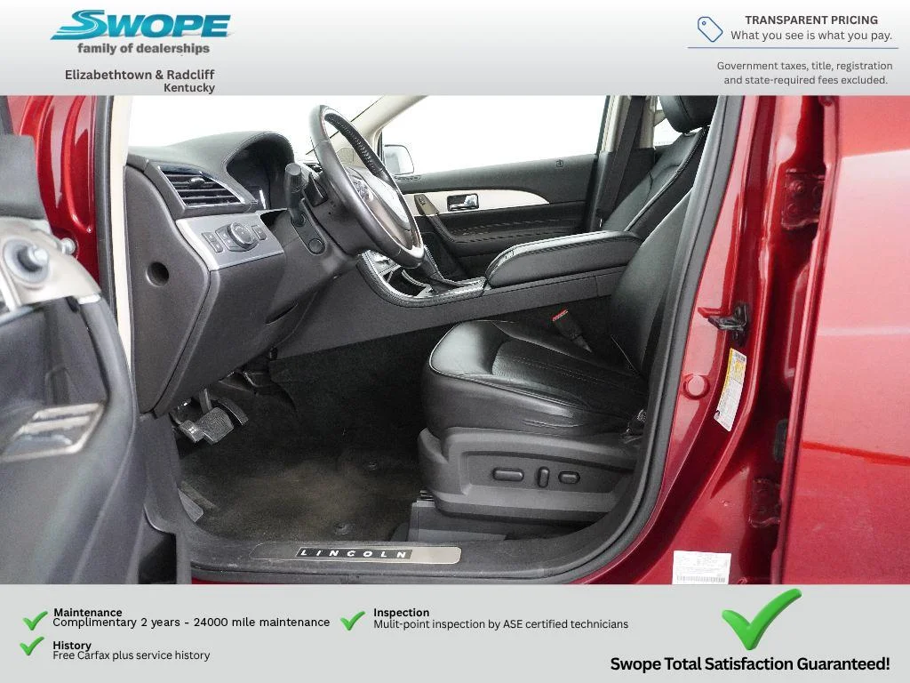 Used 2013 Ruby Red Metallic Tinted Clearcoat Lincoln Base image 12