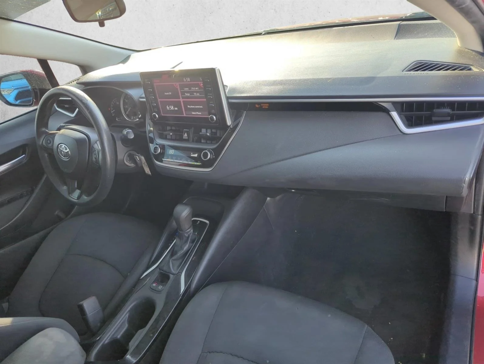 Used 2020 Barcelona Red Metallic Toyota LE image 25