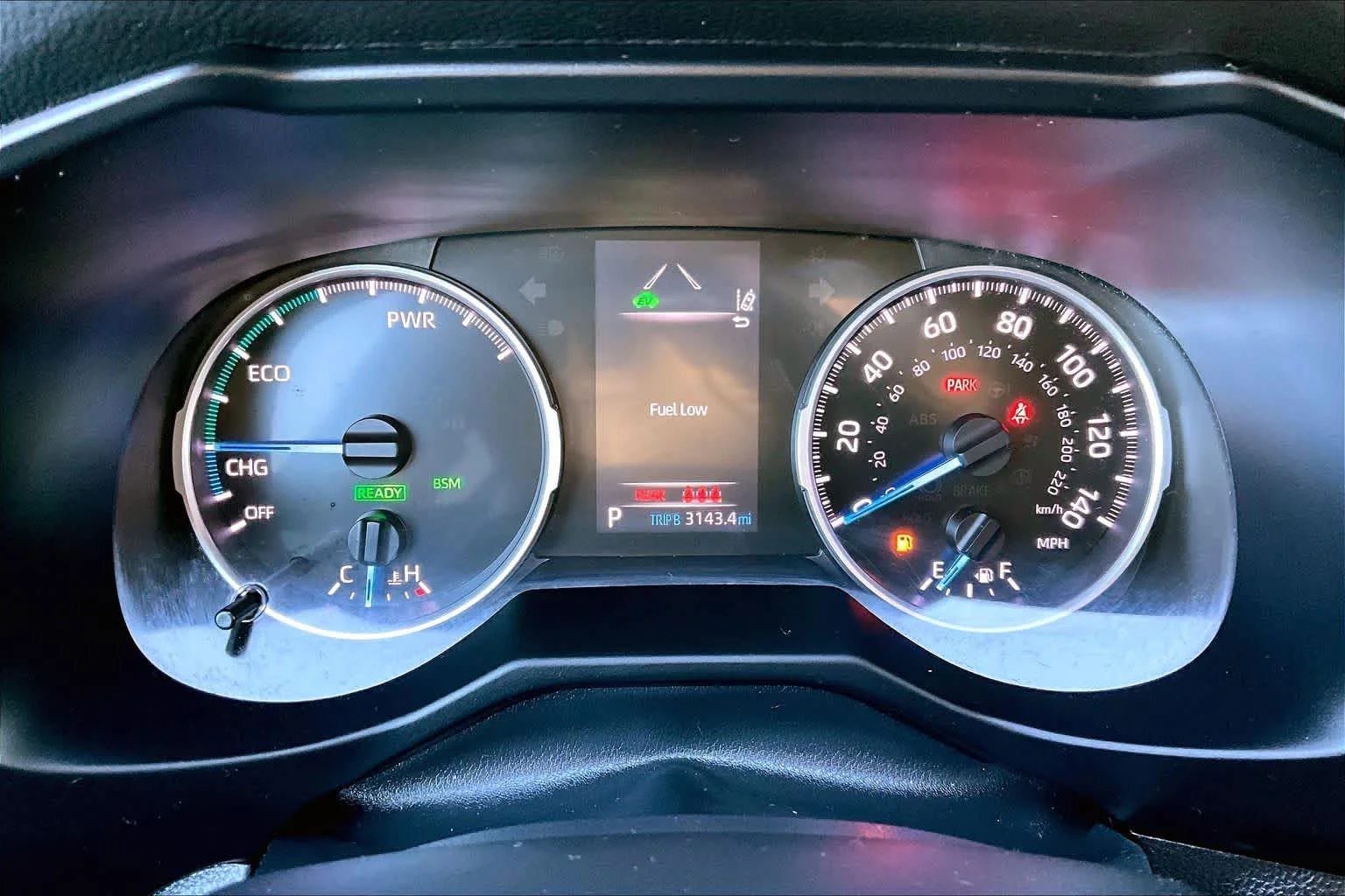 Used 2021 Blue Flame Toyota Hybrid XLE image 25