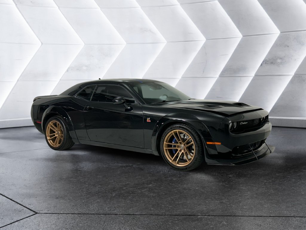 Used 2023 Black Dodge R/T Scat Pack Widebody image 1