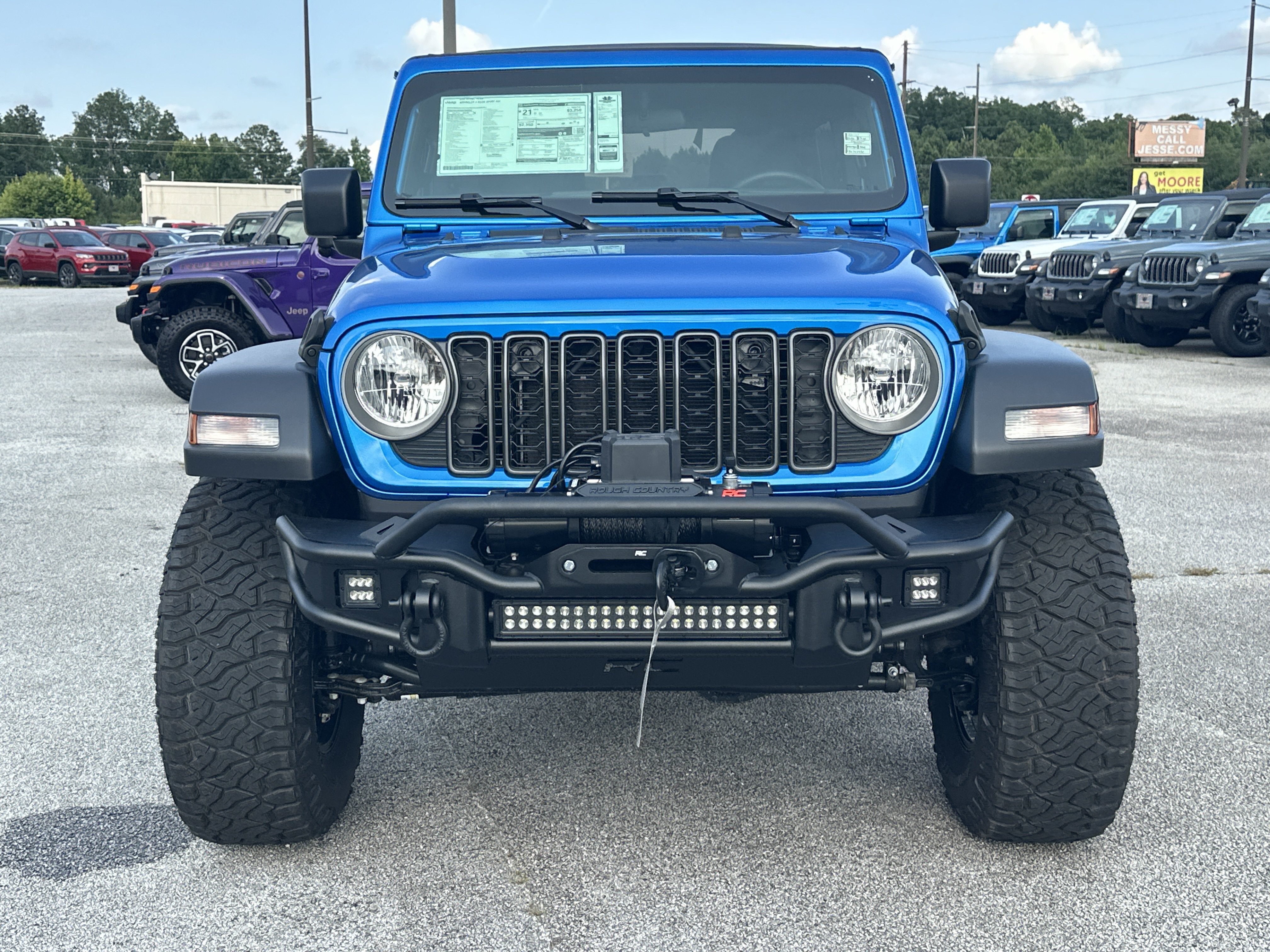 New 2026 Hydro Blue Pearl-Coat Exterior Paint Jeep Sport image 3