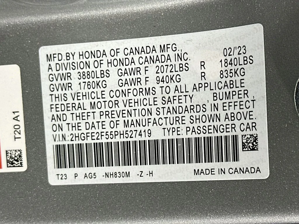 Used 2023 Lunar Silver Metallic Honda Sport image 30