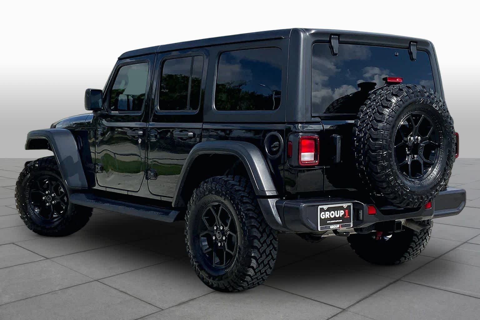 Used 2024 Black Clearcoat Jeep Willys image 12