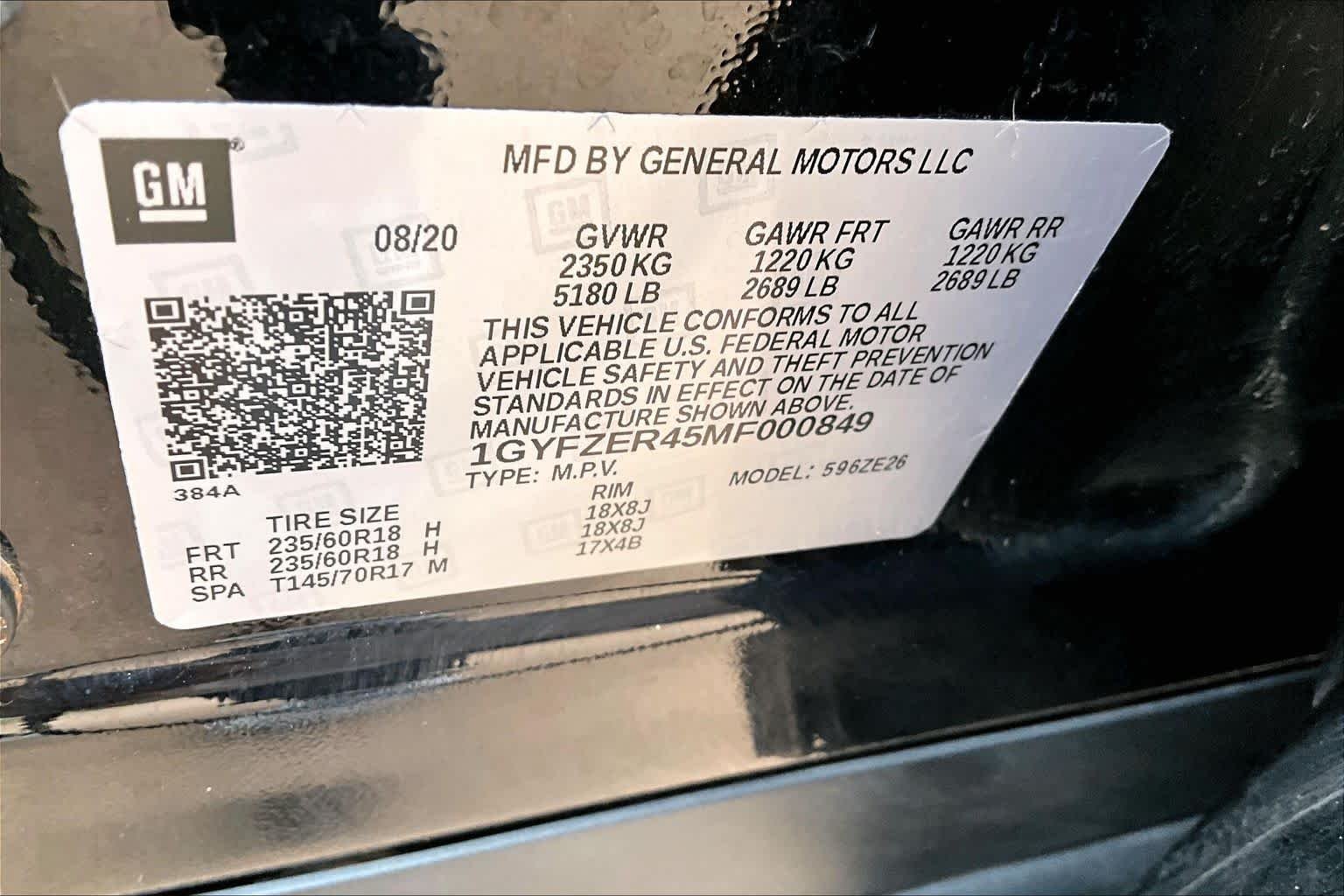 Used 2021 Stellar Black Metallic Cadillac FWD Sport image 35