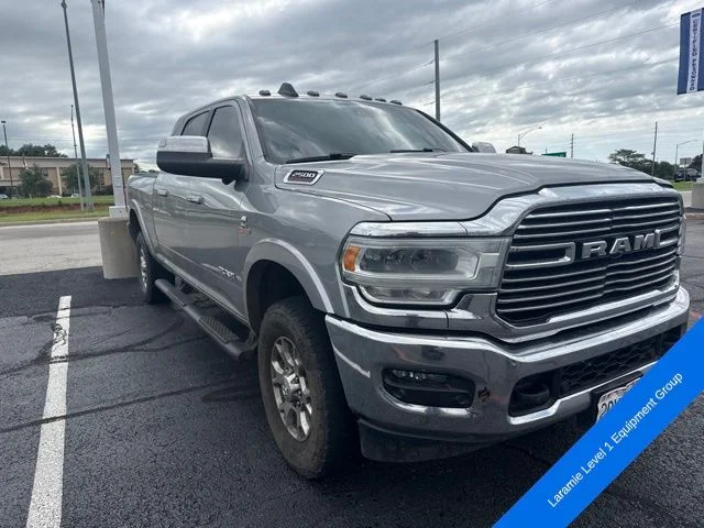 Used 2019 Billet Silver Metallic Clearcoat Ram Laramie image 3