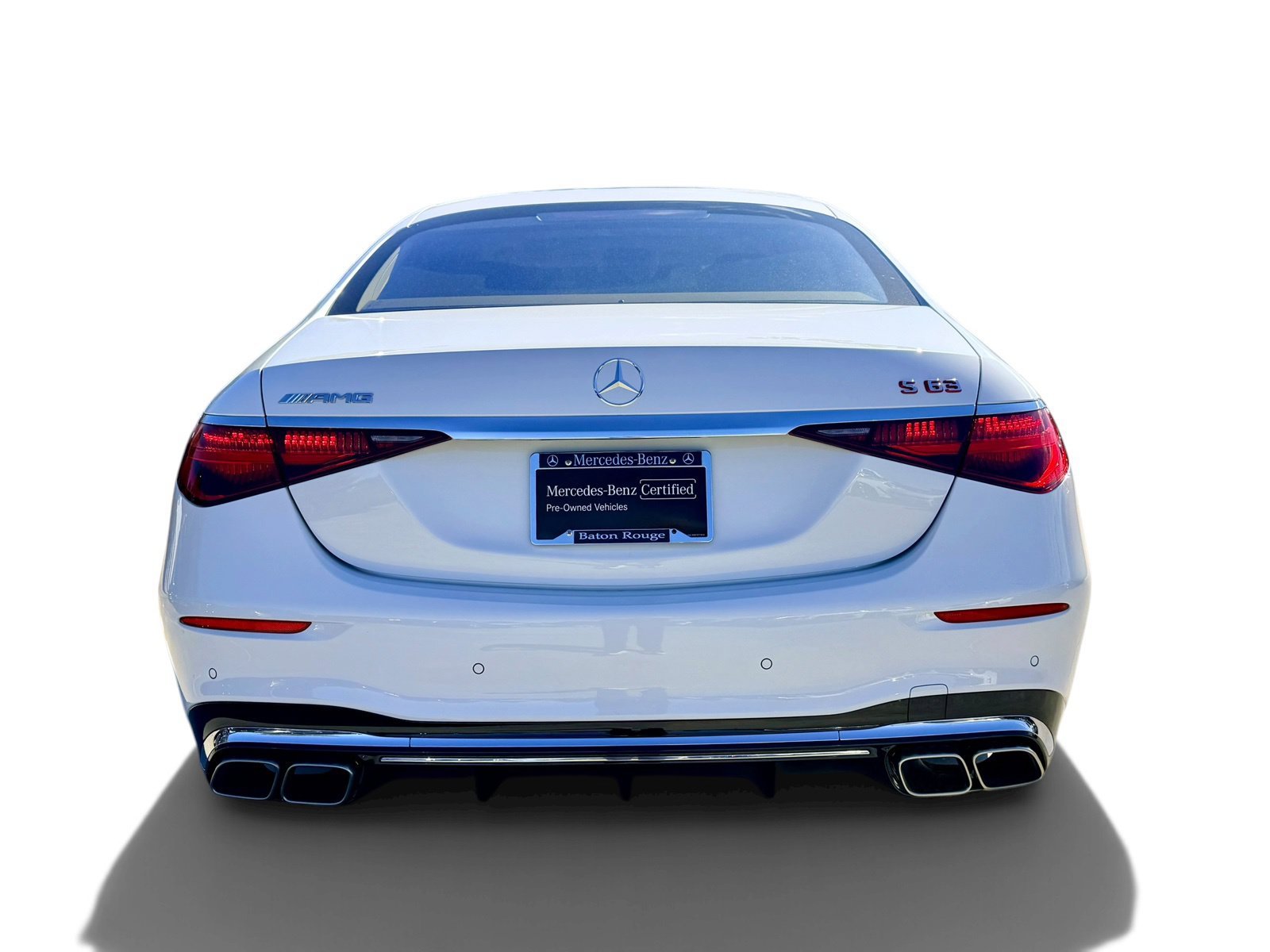 Certified Used 2025 MANUFAKTUR Moonlight White Metallic Mercedes-Benz S 63 E AMG® image 13