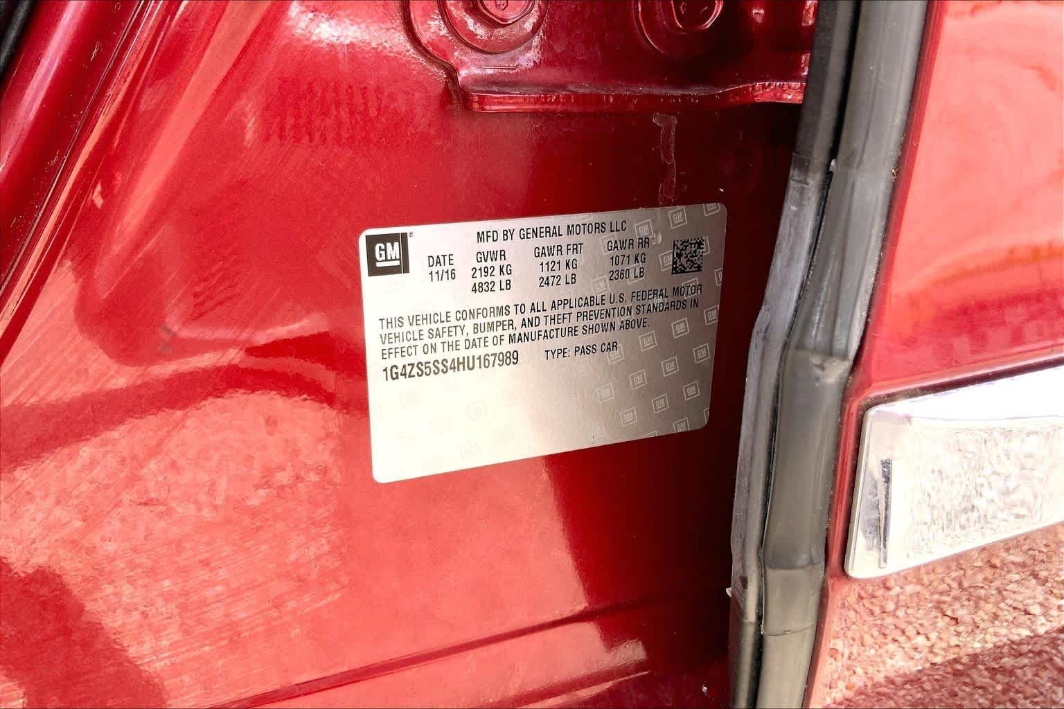 Used 2017 Crimson Red Tintcoat Buick Premium image 36