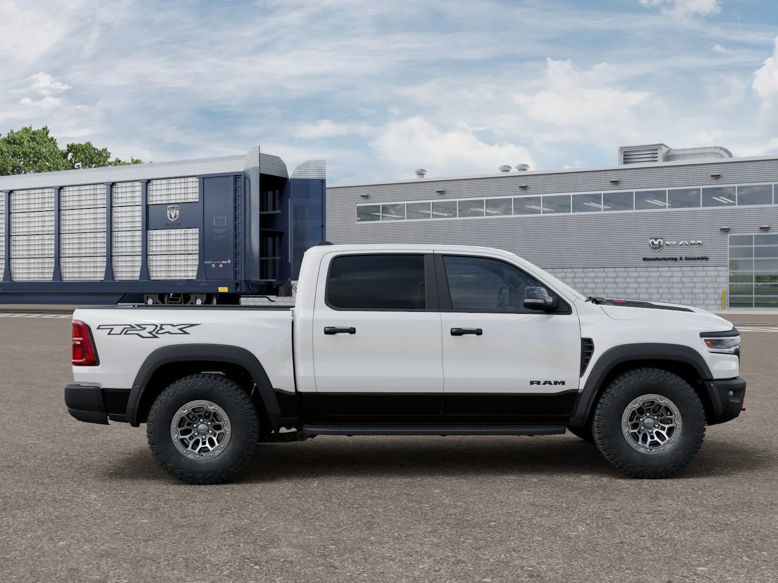 New 2027 Bright White Clear-Coat Exterior Paint RAM TRX SRT image 12