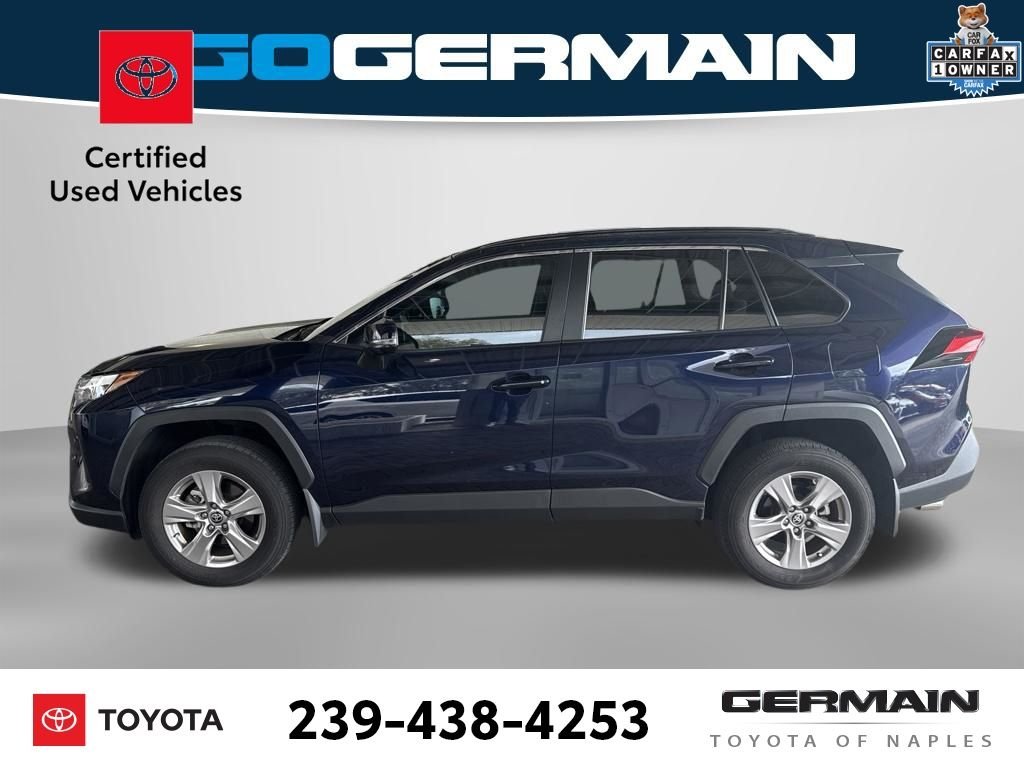 Certified Used 2025 Blue Toyota XLE image 2