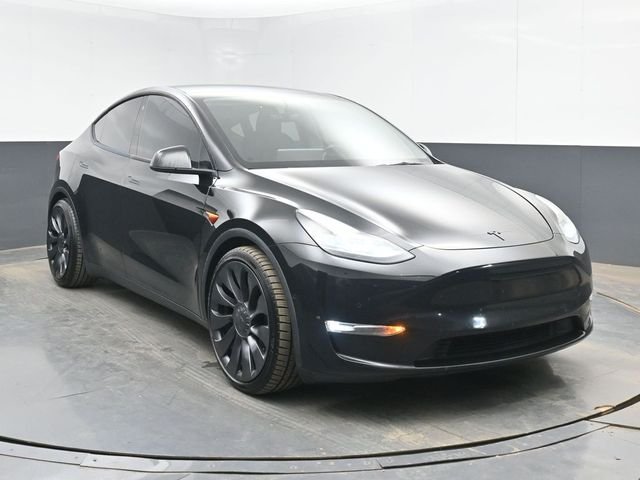 Used 2021 Black Tesla Performance image 1