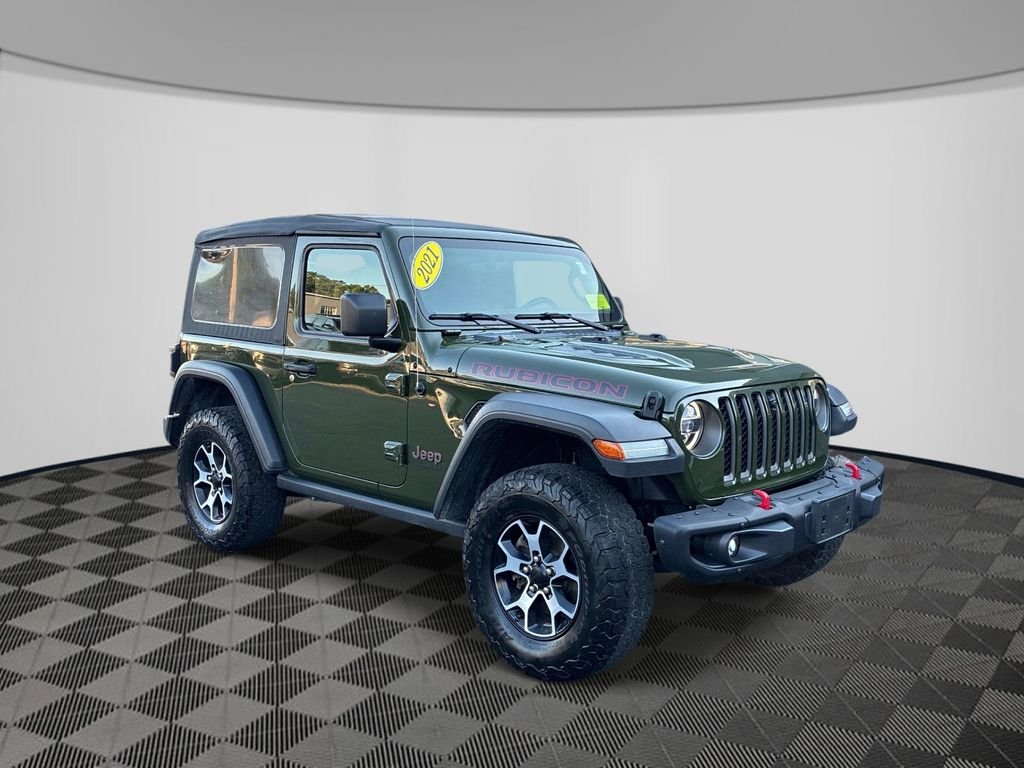 Used 2021 Green Jeep Rubicon image 3