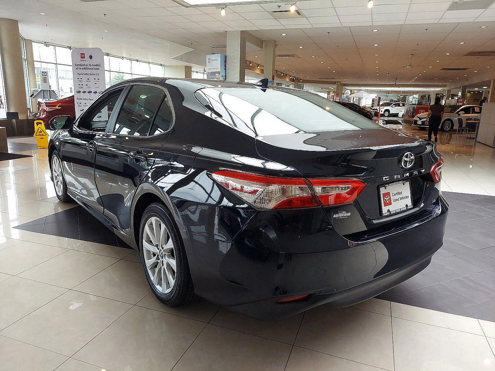 Used 2019 Blue Streak Metallic Toyota LE image 4