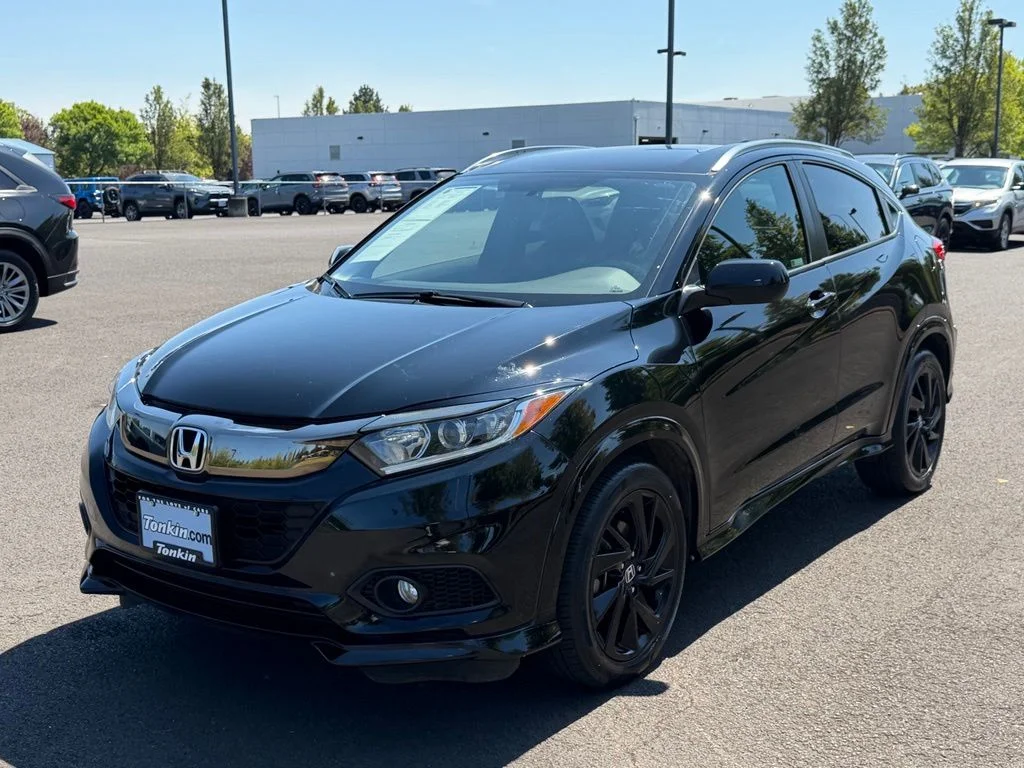 Certified Used 2021 Crystal Black Pearl Honda AWD SPORT image 4