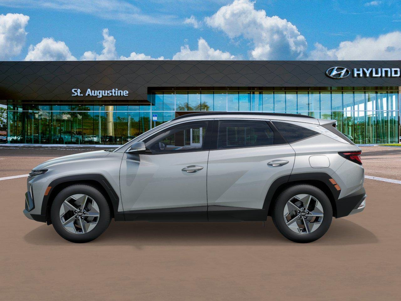 New 2026 Shimmering Silver Hyundai SEL FWD image 3