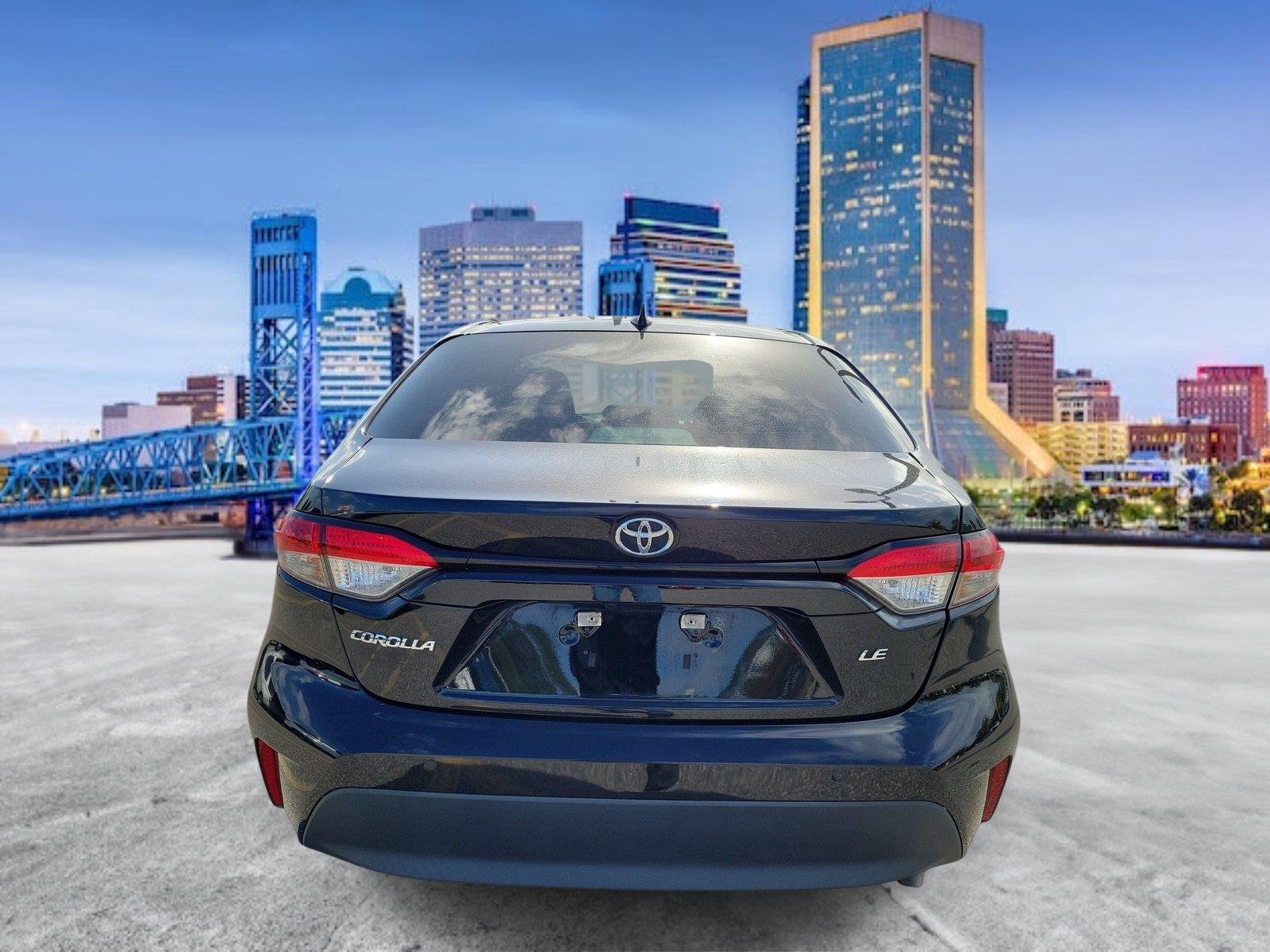 Used 2024 Midnight Black Metallic TOYOTA LE image 9