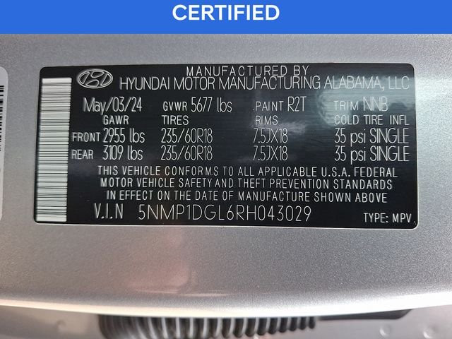 Certified Used 2024 Silver Hyundai SE image 27