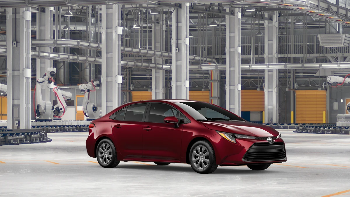 New 2026 Ruby Flare Pearl Toyota LE image 14