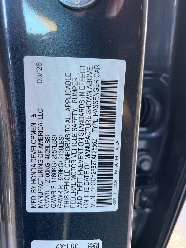 New 2026 Meteorite Gray Metallic Honda Touring image 5