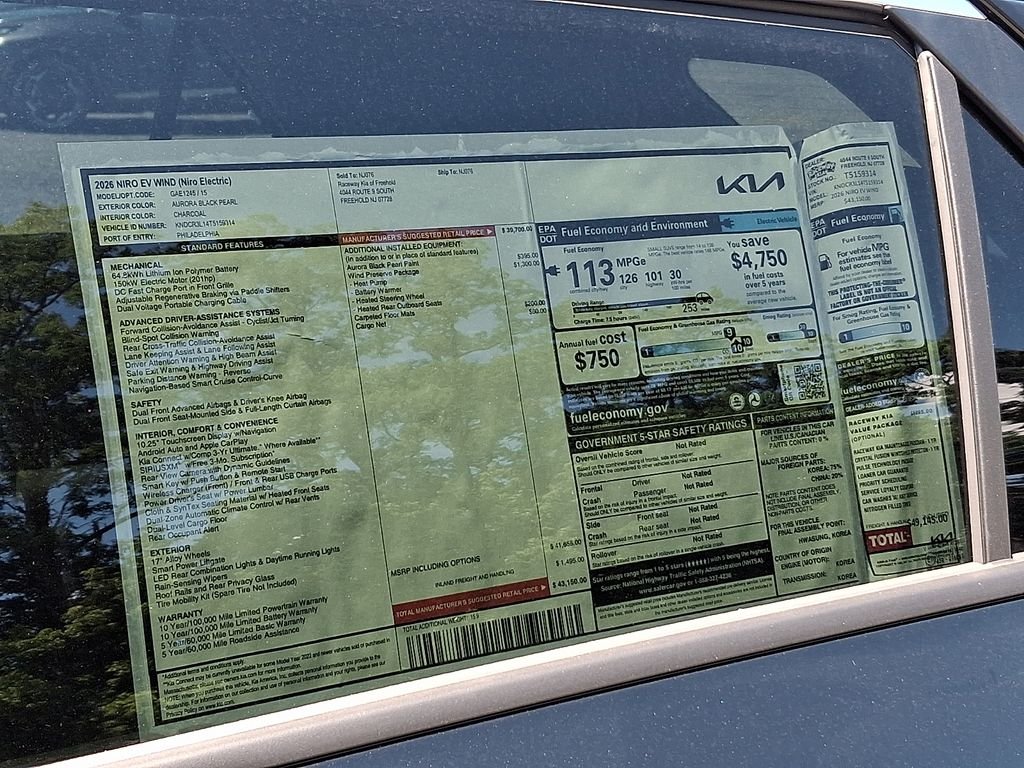 New 2026 Black Kia Wind image 12