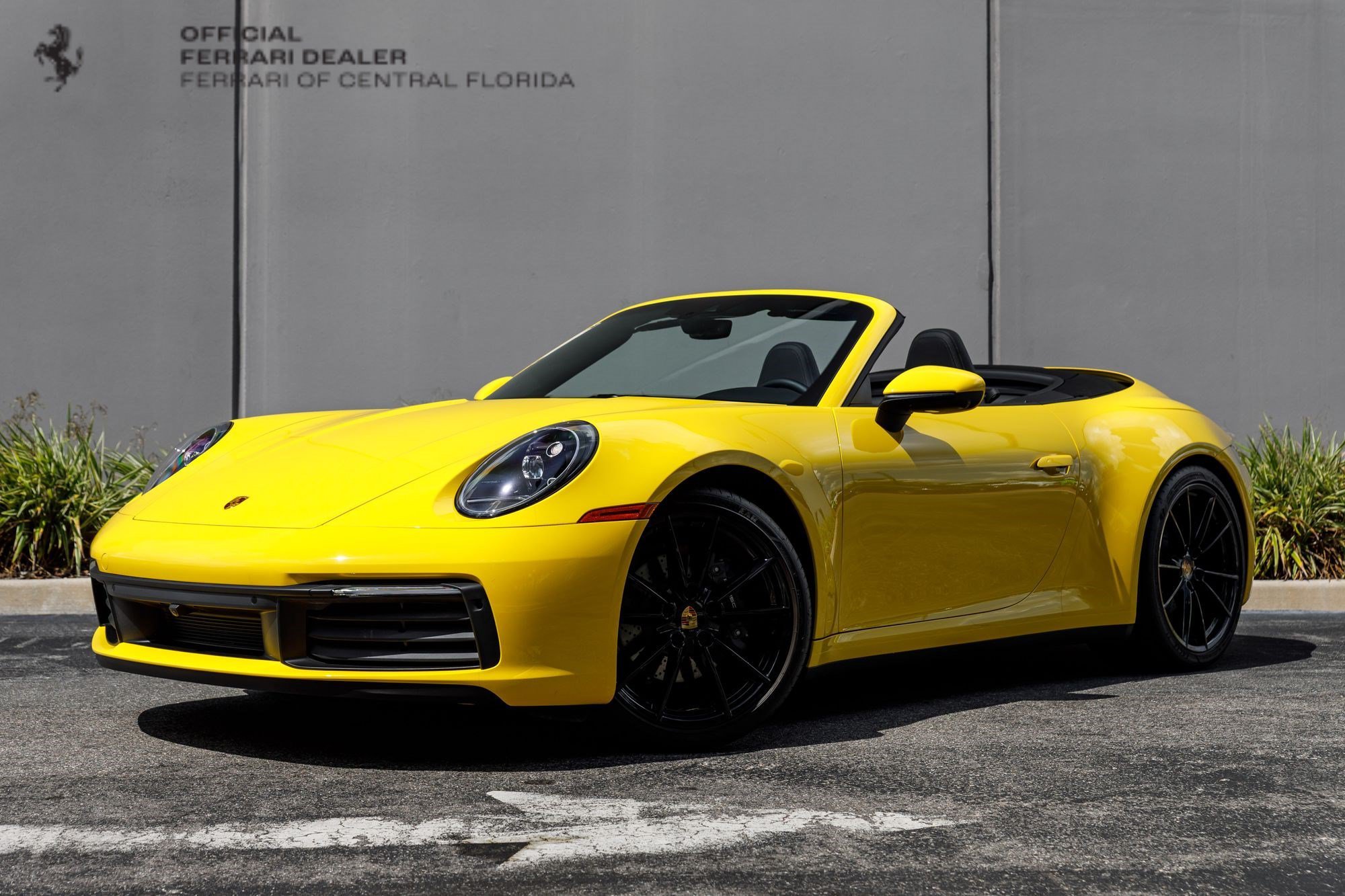 Used 2022 Racing Yellow Porsche Carrera image 1