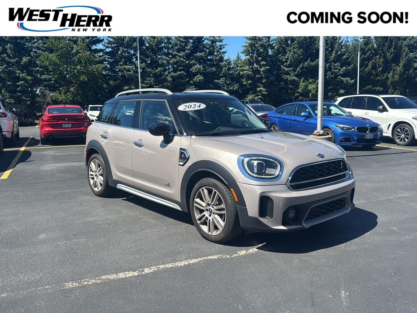 Used 2024 Rooftop Grey Metallic MINI Cooper S image 1