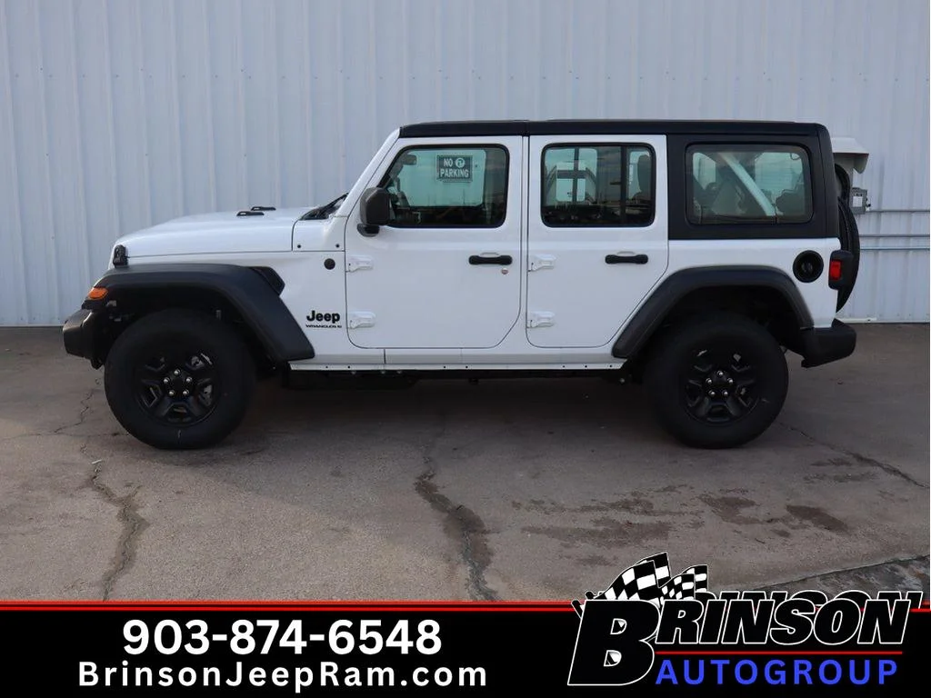 New 2026 Bright White Clearcoat Jeep Sport image 3