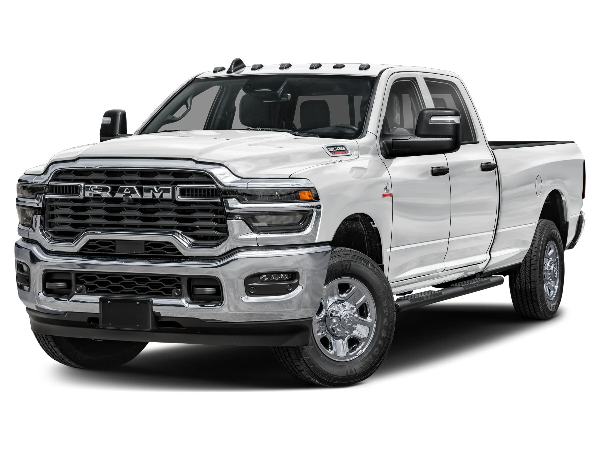 New 2027 Bright White Clear-Coat  Paint Ram TRADESMAN CREW CAB 4X4 8