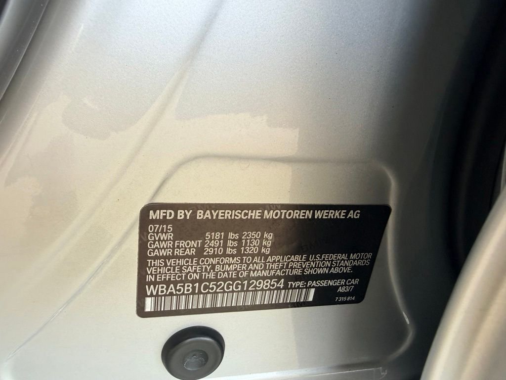 Used 2016 Silver BMW 535i image 43
